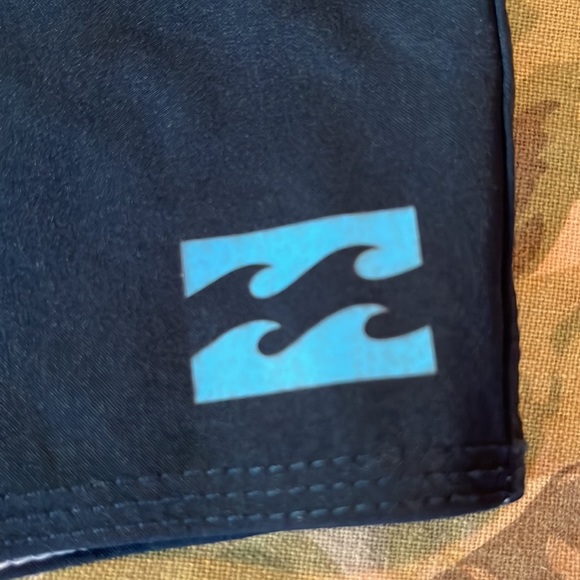 BILLABONG Size 36 Platinum X All Day Board Short Teal Bathing Suit Swim Tie NEW - Picture 7 of 16